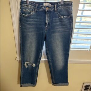 Womens Denim Jean Crops by Vervet
